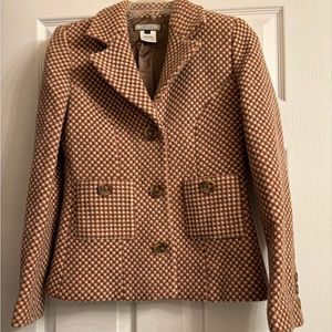 Thalian single breasted brown blazer. Size 4.